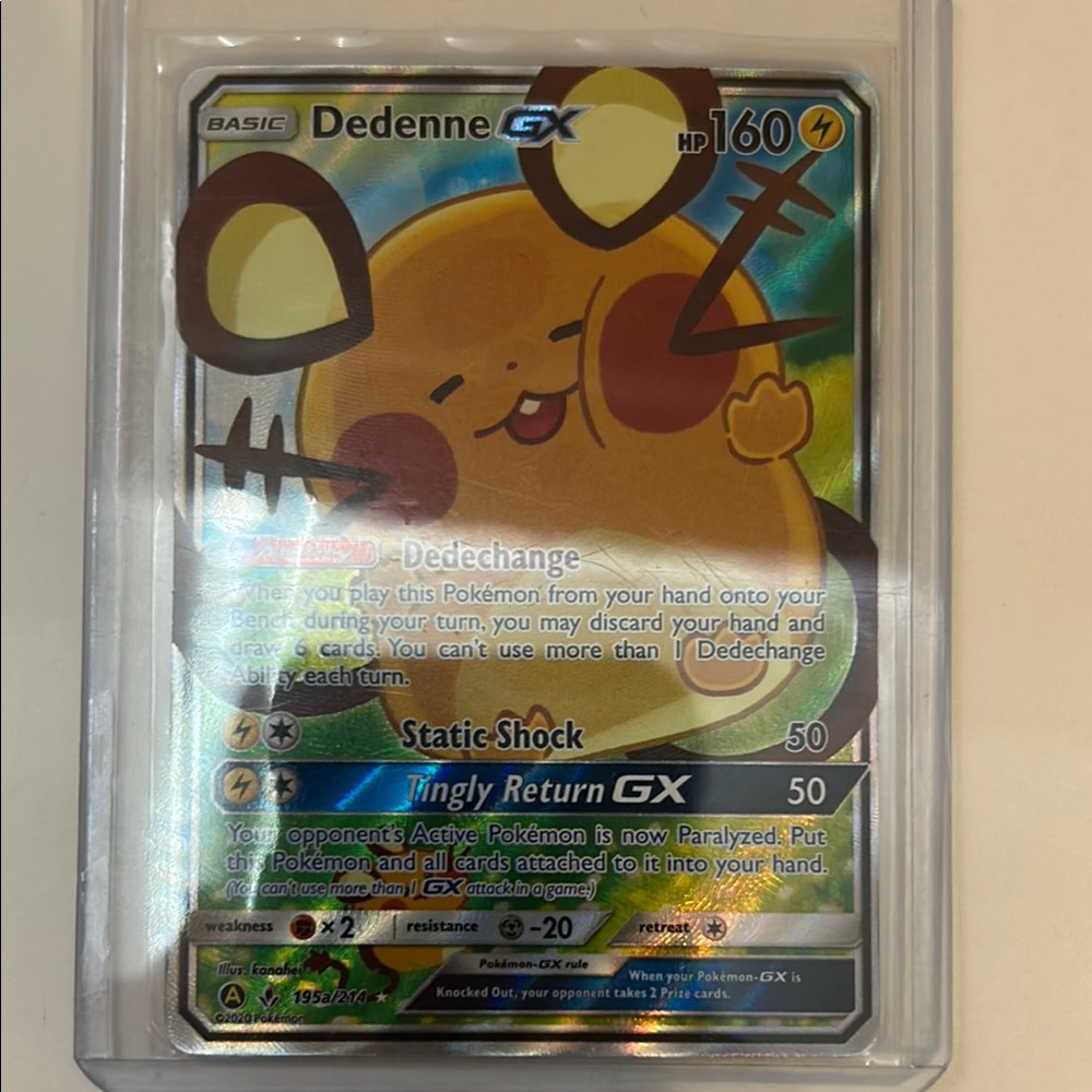 Dedenne GX Pokémon Card